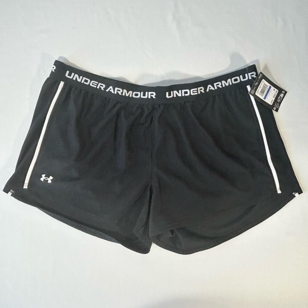 Under Armour Women’s XL Tech Play Up Shorts Loose Black NWT
